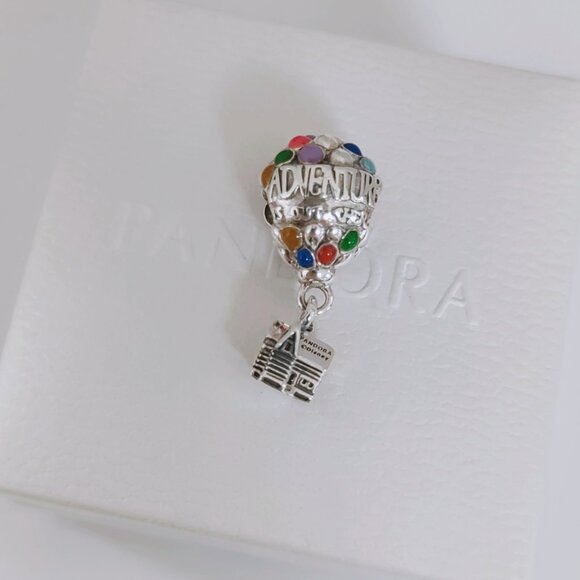 Pandora Pixar Up House & Balloons Charm S925 Sterling Silver with box - Picture 2 of 7